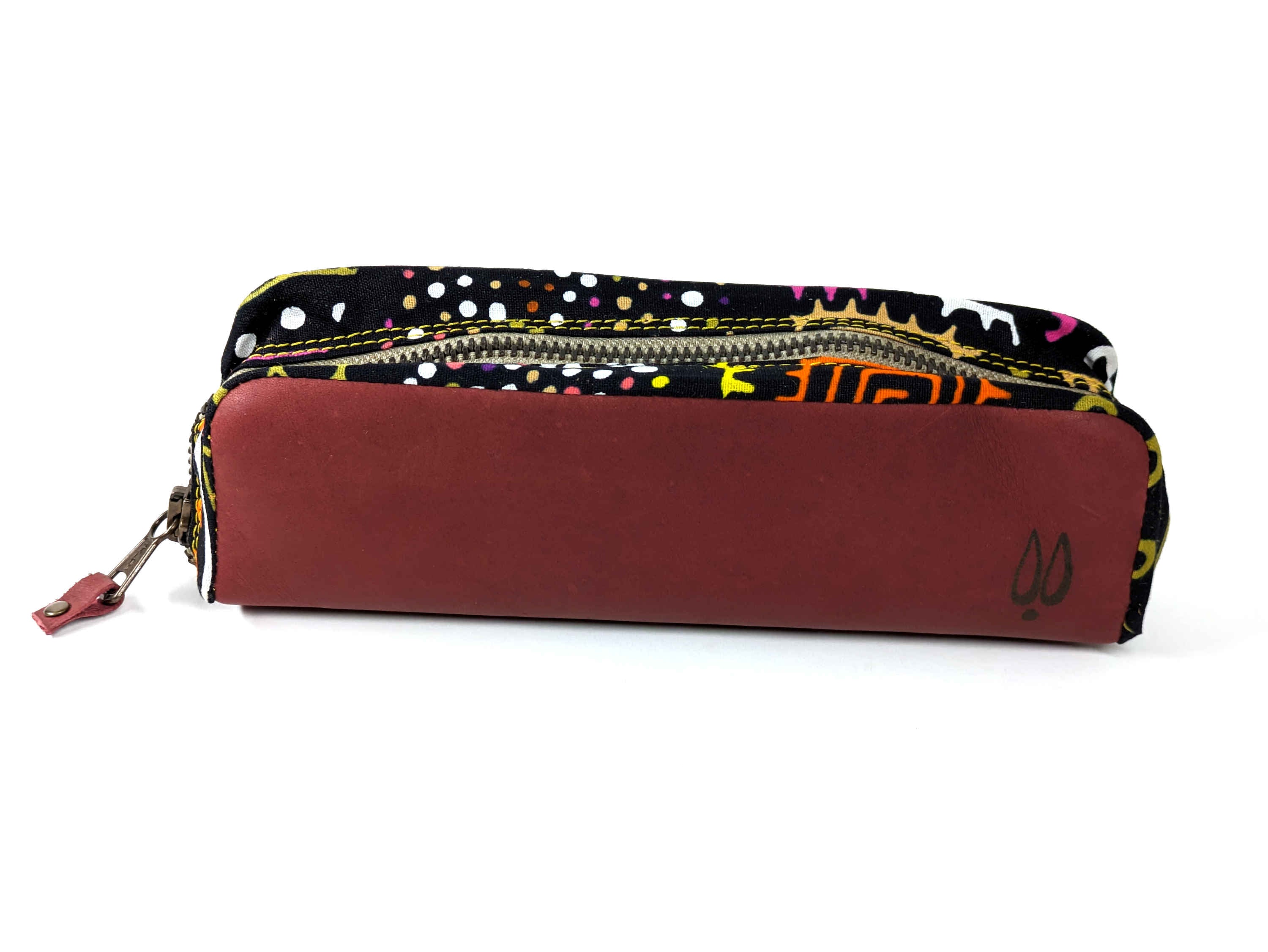 Dioba - trousse cuir & wax