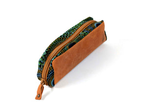 Dioba - trousse cuir & wax