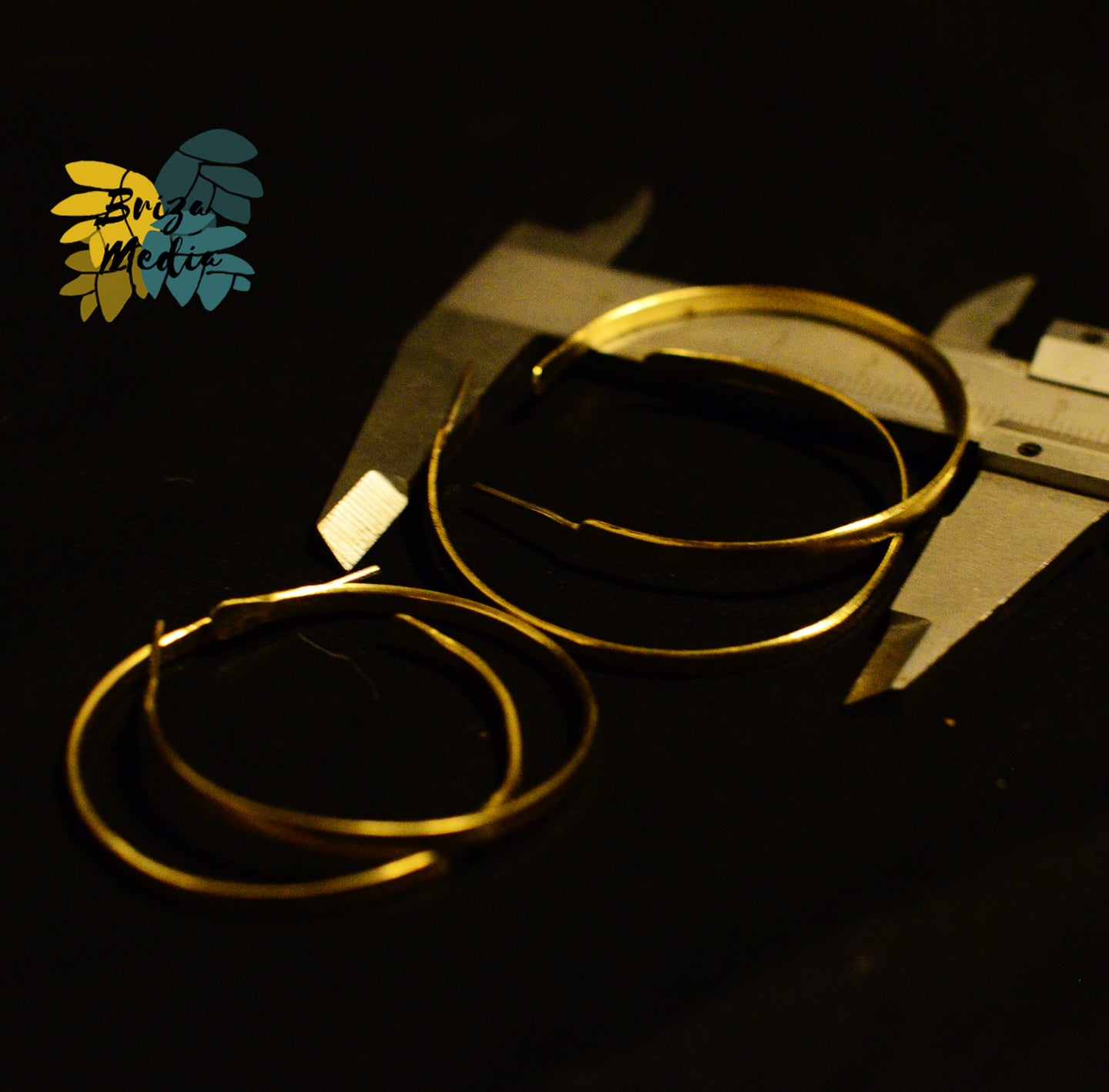 Boucles d'oreilles - Créoles ♫ Ladaniva ♫ Laiton