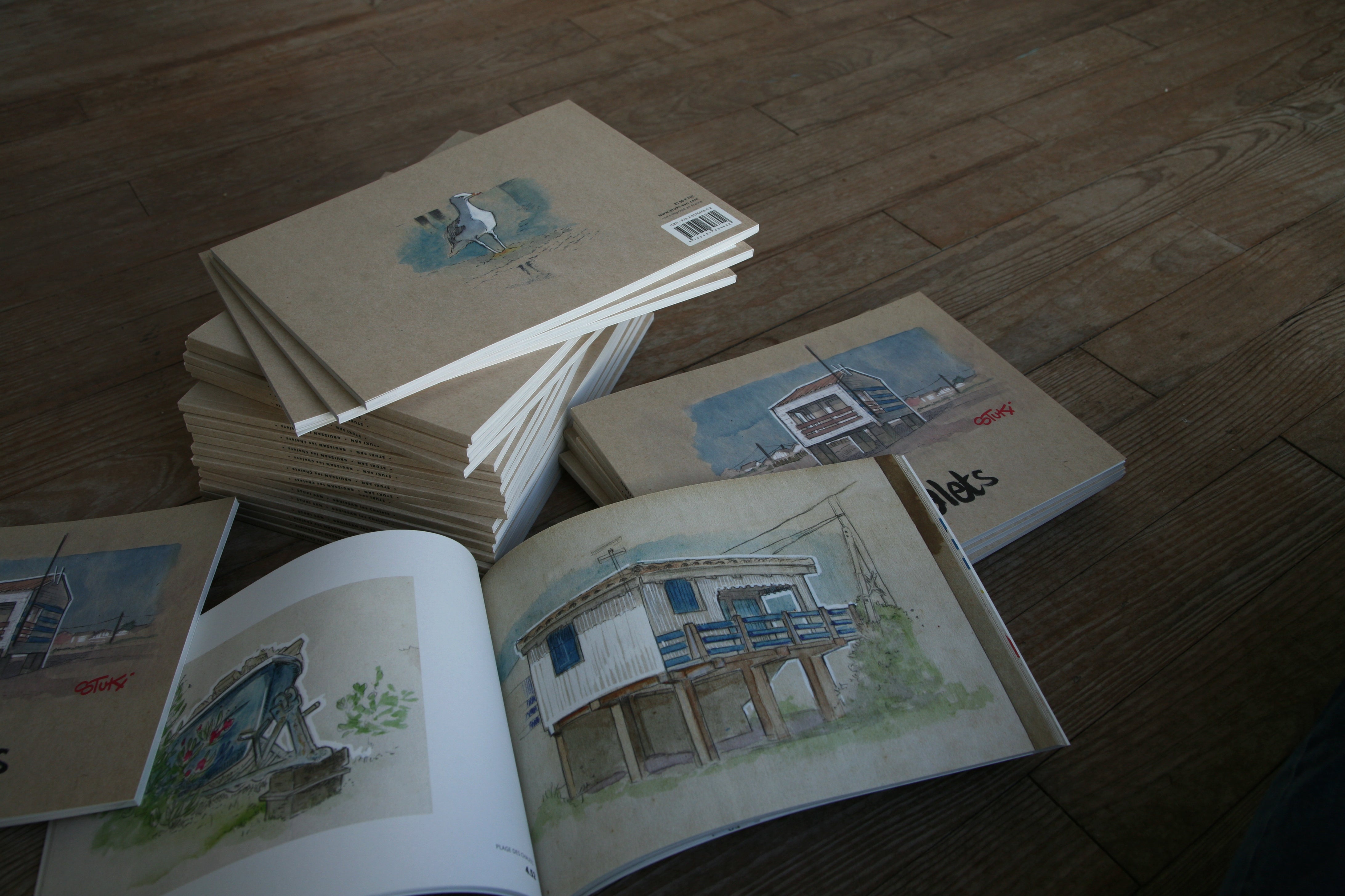 carnet de voyage - Gruissan les chalets