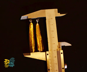 Boucles d'oreilles ♫ Sauter'ailes ♫ - Laiton