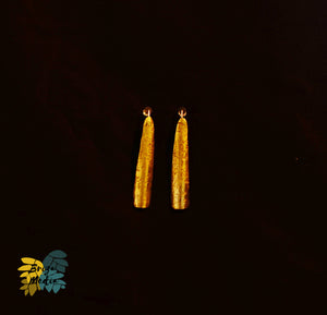 Boucles d'oreilles ♫ Sauter'ailes ♫ - Laiton