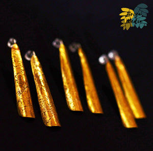 Boucles d'oreilles ♫ Sauter'ailes ♫ - Laiton