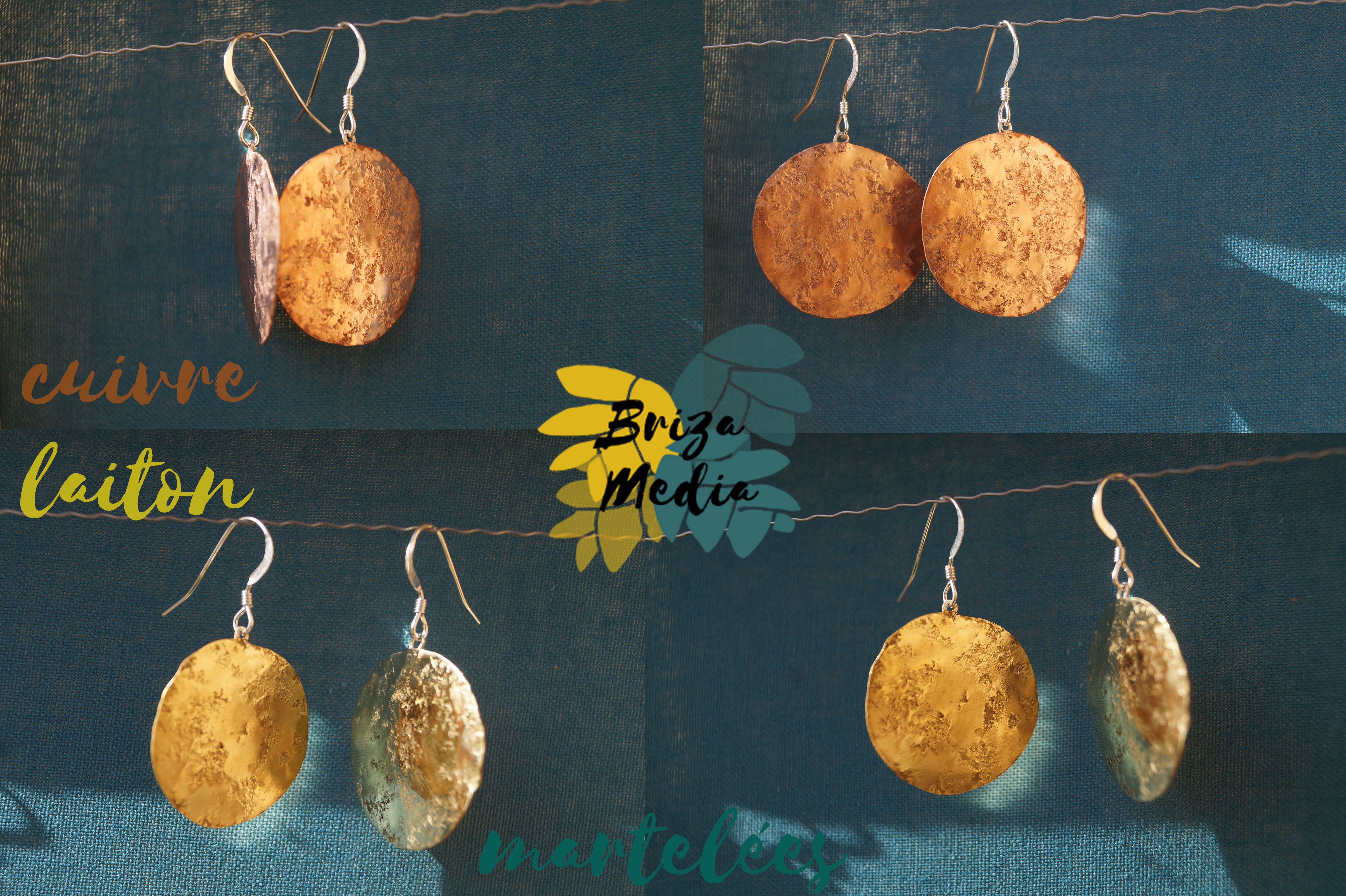 Boucles d'oreilles - Soleil